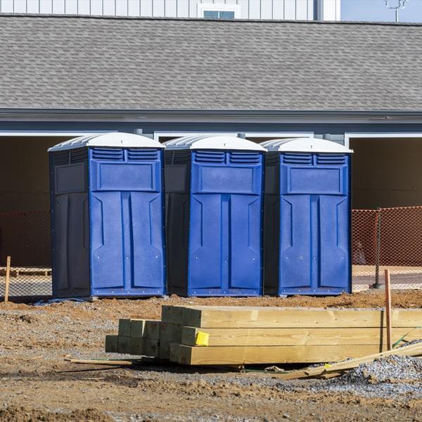 Heavy-duty construction site porta potty in Madisonville, Kentucky