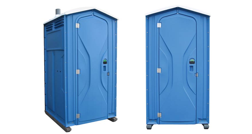 Long-term porta potty units on site in Madisonville, Kentucky